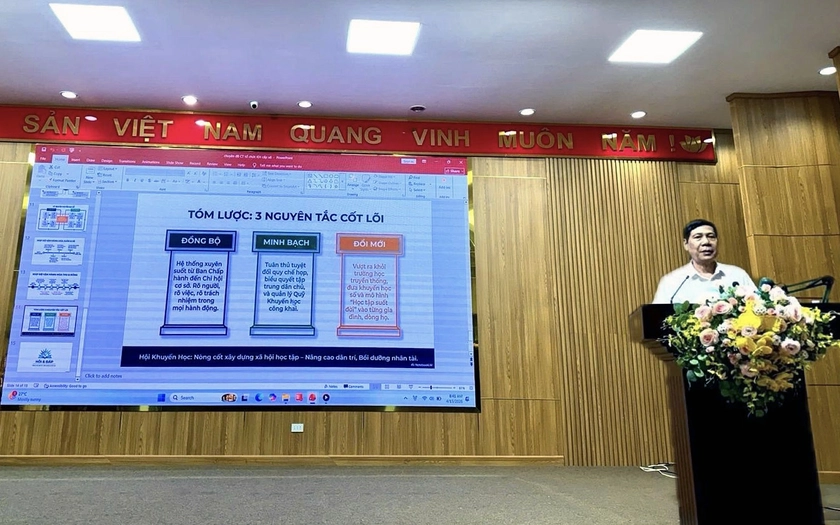 Hưng Yên tập huấn, thúc đẩy chuyển đổi số trong hoạt động khuyến học - Ảnh 3.