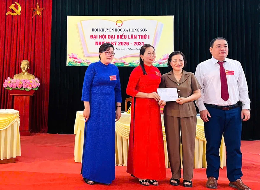Hội Khuyến học xã Hồng Sơn (Tuyên Quang) tổ chức Đại hội đại biểu nhiệm kỳ 2026-2031 - Ảnh 3.