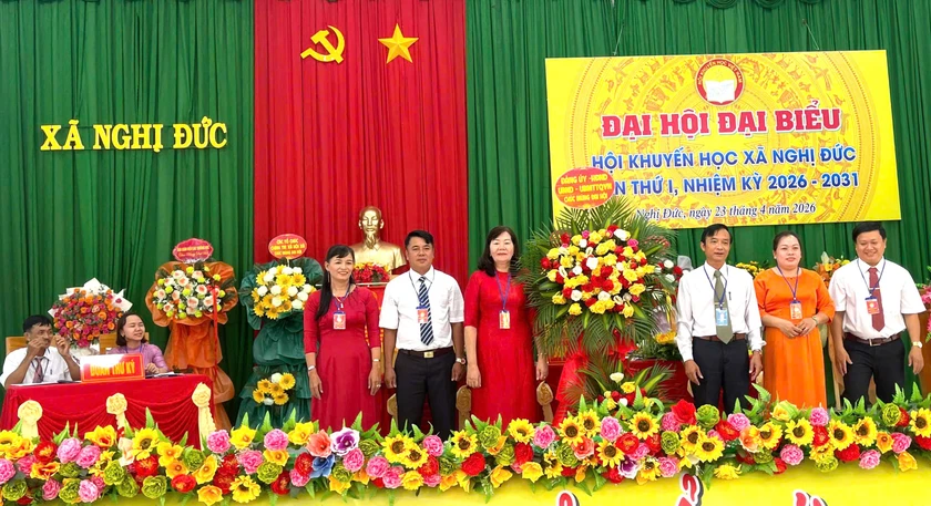 Xã Nghị Đức (Lâm Đồng) tổ chức Đại hội đại biểu Hội Khuyến học thúc đẩy chuyển đổi số và "Khuyến học xanh" - Ảnh 2.