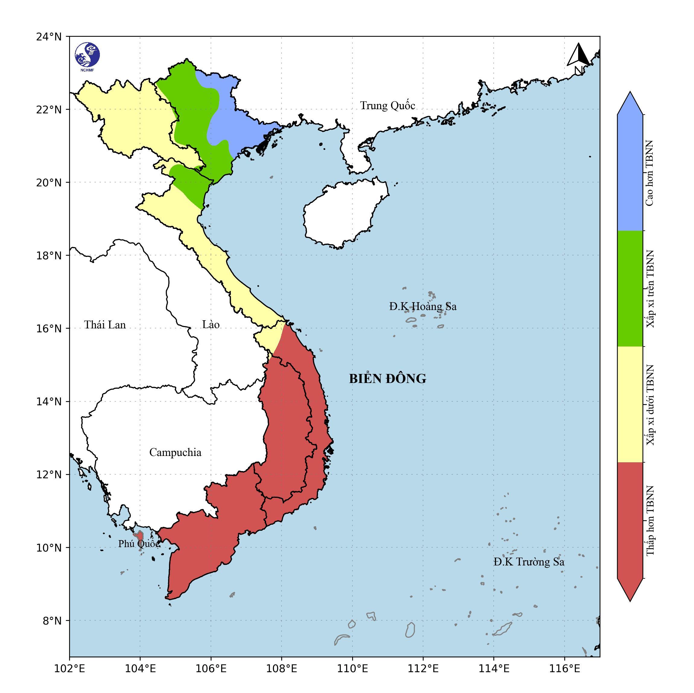 BẢN TIN DỰ BÁO KHÍ HẬU THỜI HẠN THÁNG TRÊN PHẠM VI TOÀN QUỐC (Từ 21/4-20/5/2026)