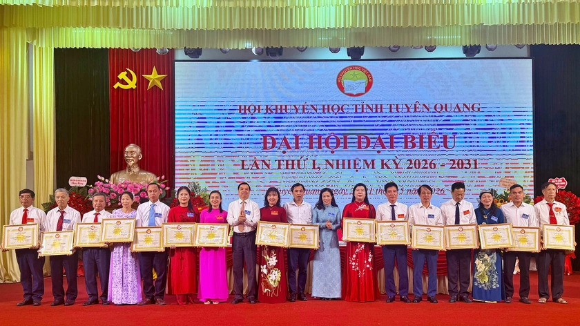 Đại hội Khuyến học tỉnh Tuyên Quang lần thứ I: Đoàn kết, đổi mới, bứt phá bằng chuyển đổi số - Ảnh 5.