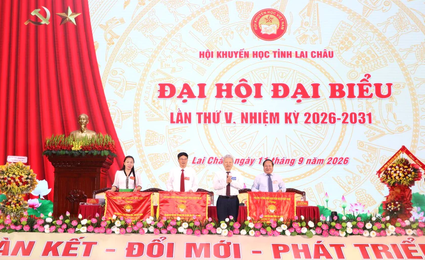 Ông Tống Thanh Hải tái đắc cử Chủ tịch Hội Khuyến học tỉnh Lai Châu nhiệm kỳ 2026-2031 - Ảnh 1.