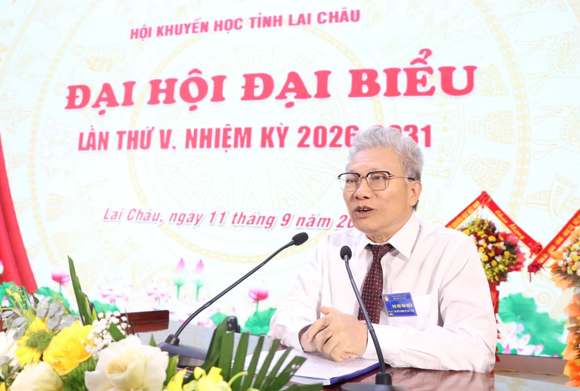 Ông Tống Thanh Hải tái đắc cử Chủ tịch Hội Khuyến học tỉnh Lai Châu nhiệm kỳ 2026-2031 - Ảnh 2.