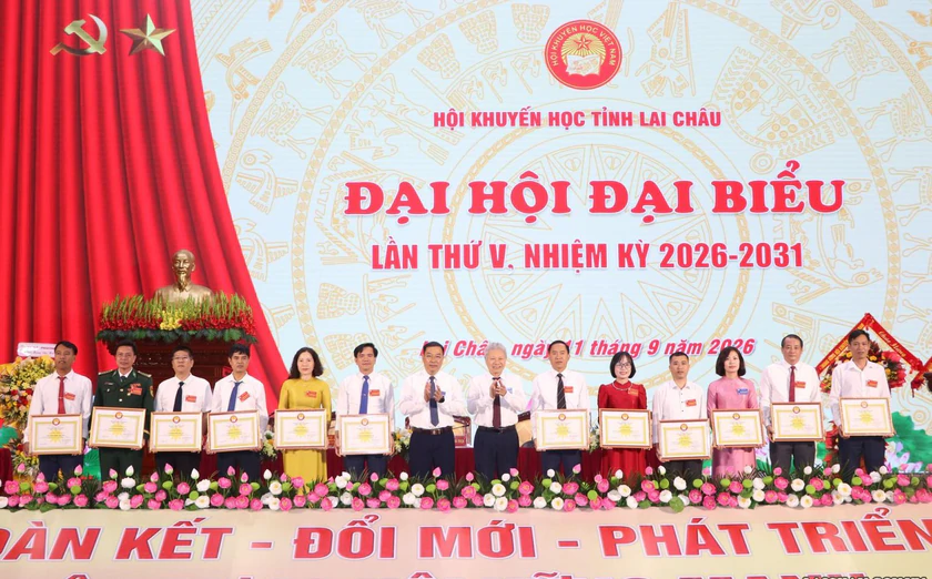 Ông Tống Thanh Hải tái đắc cử Chủ tịch Hội Khuyến học tỉnh Lai Châu nhiệm kỳ 2026-2031 - Ảnh 5.