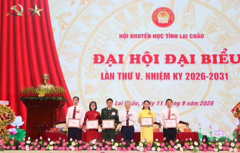 Ông Tống Thanh Hải tái đắc cử Chủ tịch Hội Khuyến học tỉnh Lai Châu nhiệm kỳ 2026-2031 - Ảnh 4.