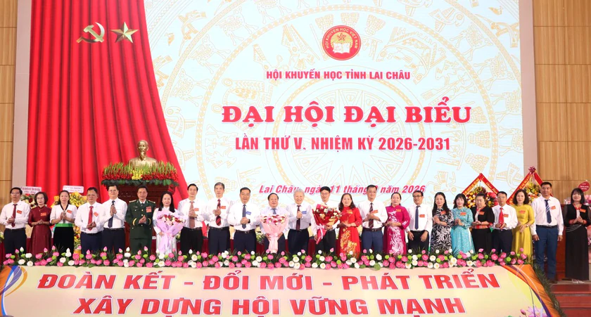 Ông Tống Thanh Hải tái đắc cử Chủ tịch Hội Khuyến học tỉnh Lai Châu nhiệm kỳ 2026-2031 - Ảnh 7.