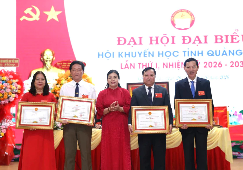 Ông Võ Thanh An làm Chủ tịch Hội Khuyến học tỉnh Quảng Ngãi nhiệm kỳ 2026-2031 - Ảnh 4.